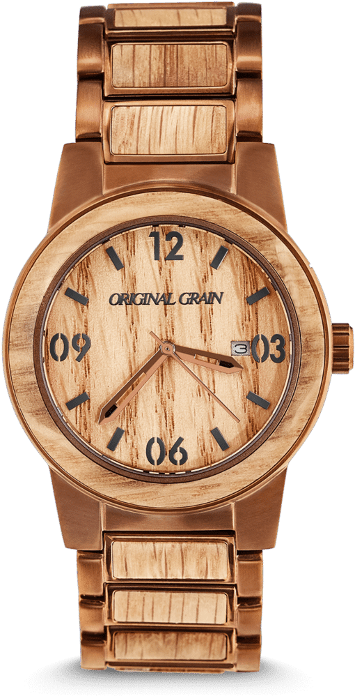 Whiskey Barrel 42mm By Original Grain - Original Grain Whiskey Barrel Watch Clipart (1024x1024), Png Download