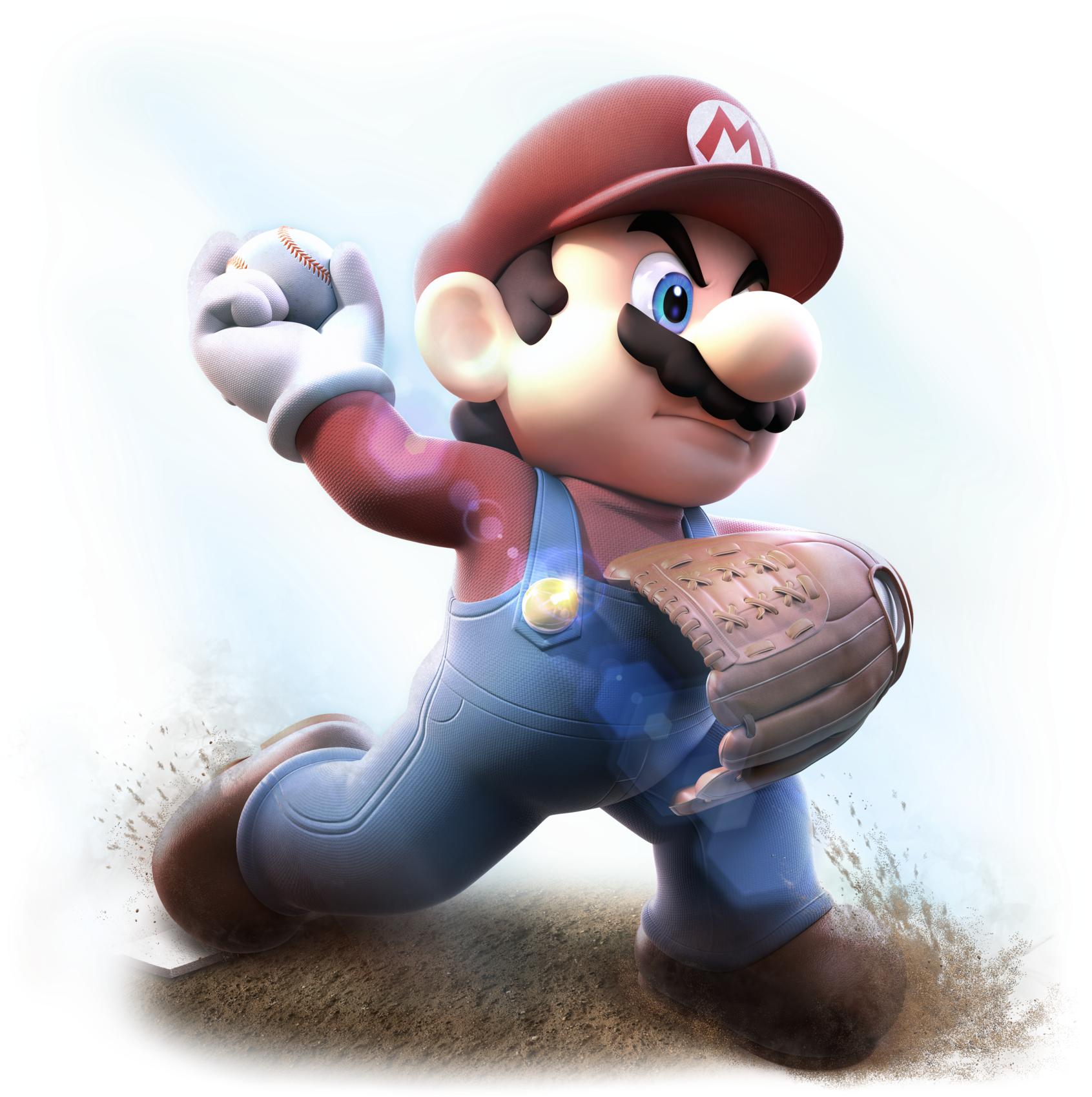 Mario Sports Superstars - Mario Baseball Png Clipart (1691x1698), Png Download