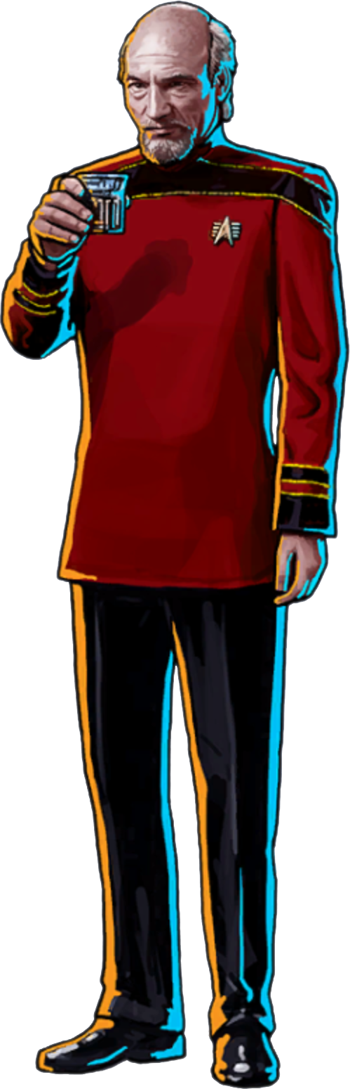 Admiral Picard Is A Member Of The Captain Kellyplanet - Belt Clipart (499x1549), Png Download