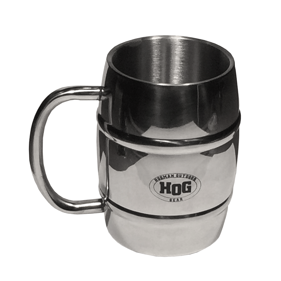 Stainless Steel Whiskey Barrel Mug - Beer Stein Clipart (900x900), Png Download