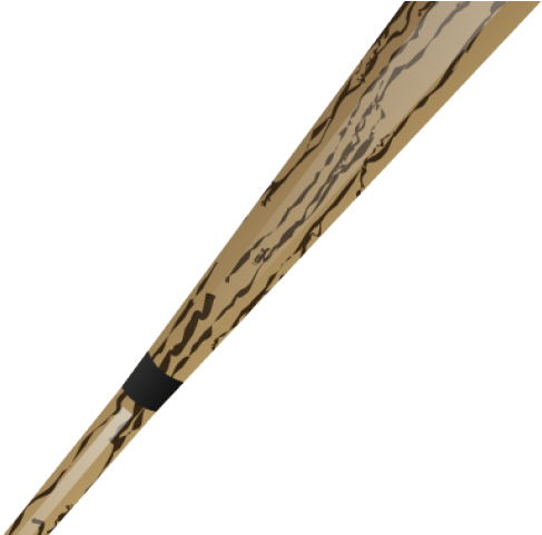 Cartoon Baseball Bat - Indoor Field Hockey Clipart (640x480), Png Download