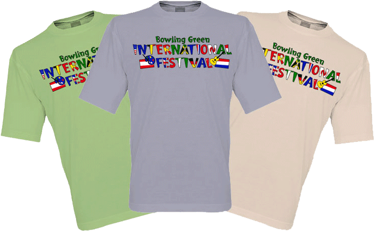 Bowling Green International Festival Logo T-shirt Design - International T Shirt Design Clipart (752x466), Png Download