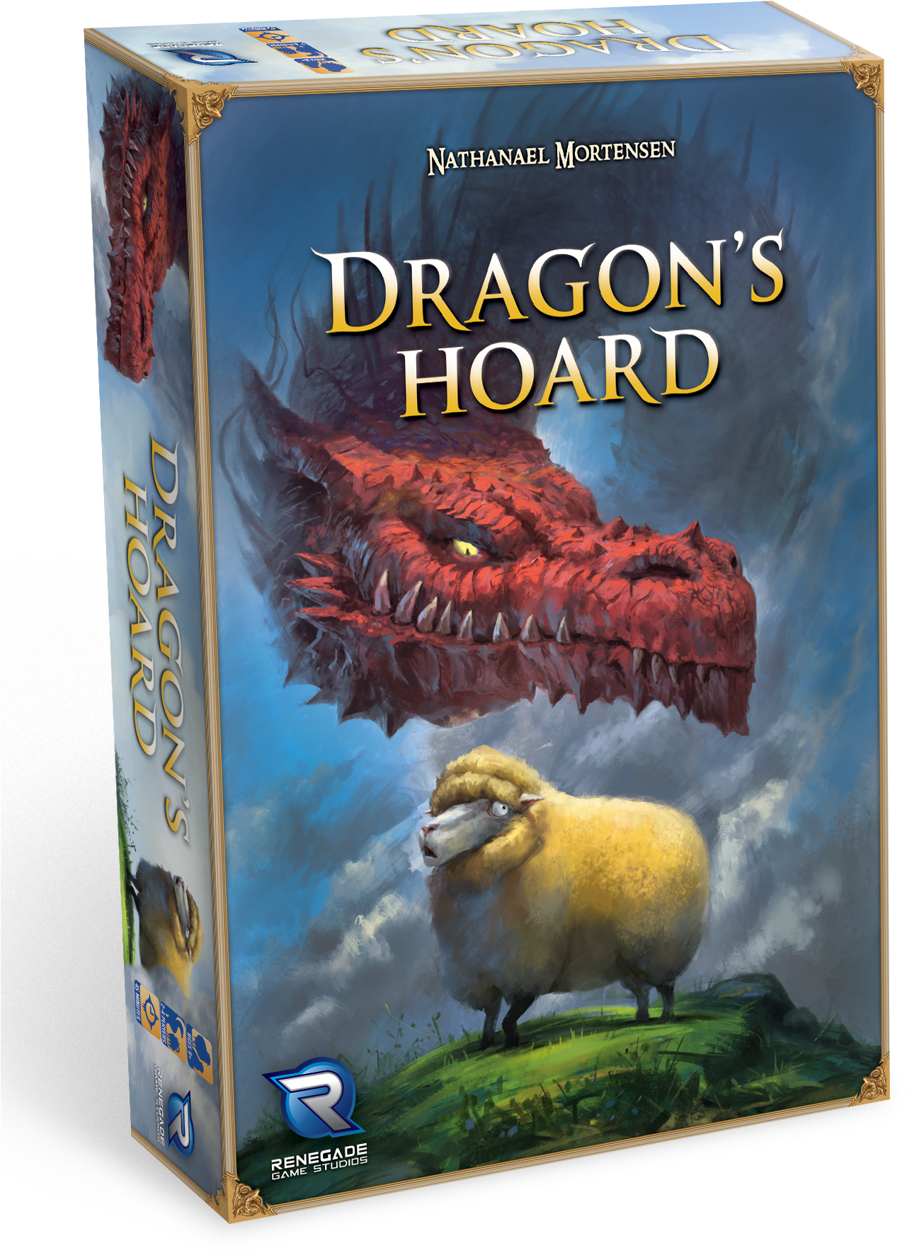 In This Game You Are A Dragon Trying To Hoard The Most - Board Game Clipart (1433x1846), Png Download