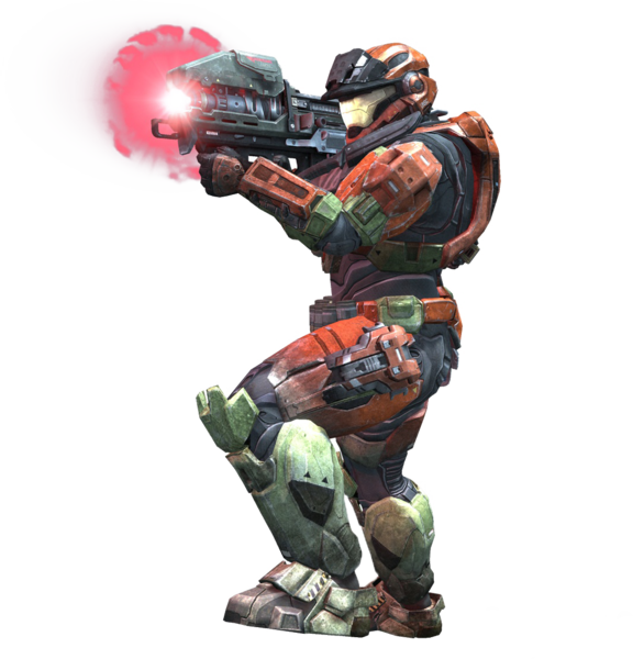 Halo Reach Spartan Clipart (576x600), Png Download