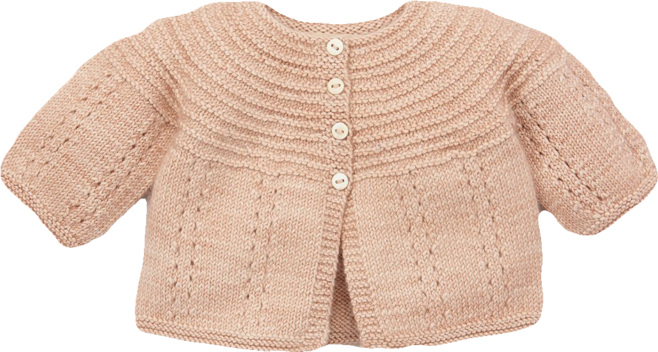 Misha & Puff Layette Pram Cardigan, Shell - Cardigan Clipart (1024x1024), Png Download