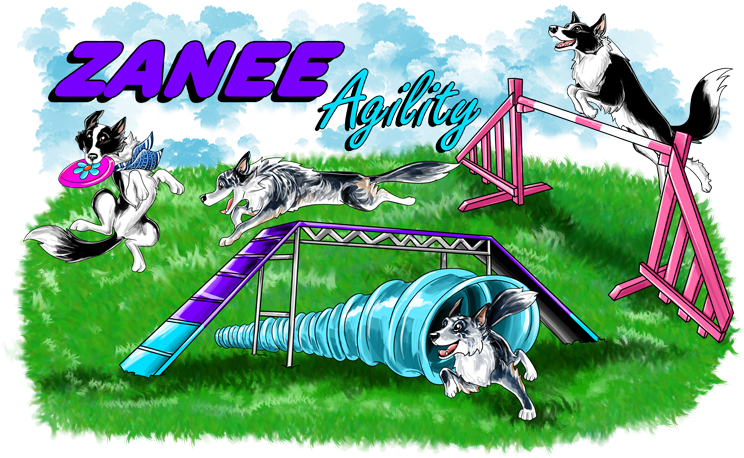 Dog Agility Cartoon Clipart (743x470), Png Download