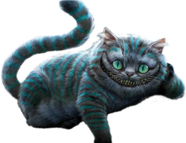 Cheshire Cat Clipart Transparent Background - Alice In Wonderland Cat Movie - Png Download (640x480), Png Download
