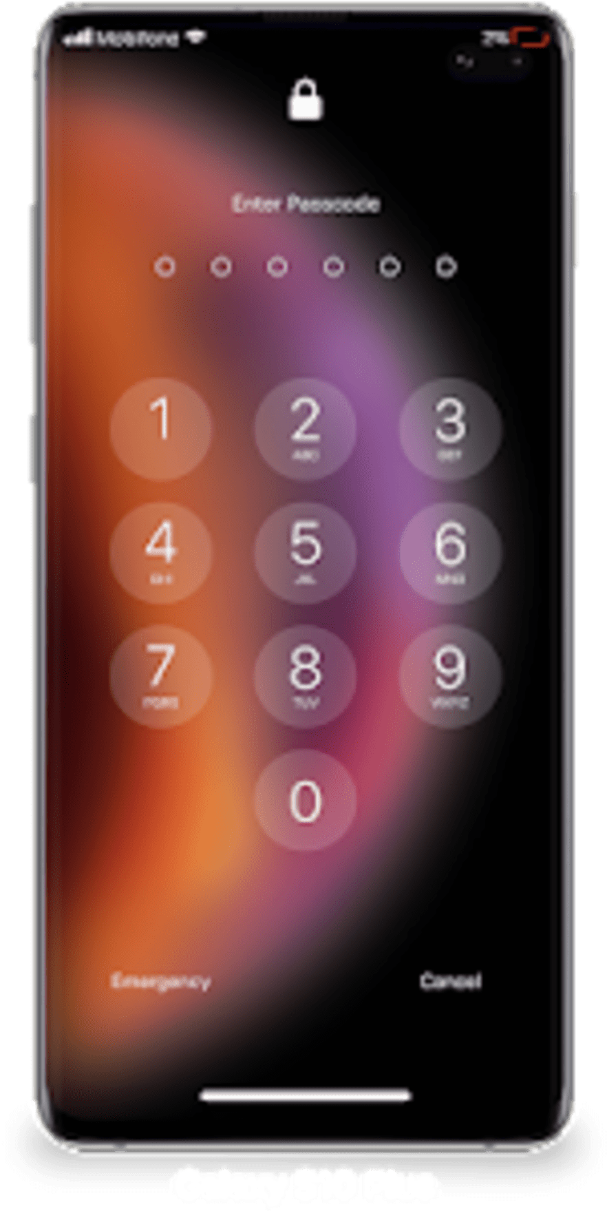 Lock Screen Notifications Ios - Smartphone Clipart (1020x1817), Png Download