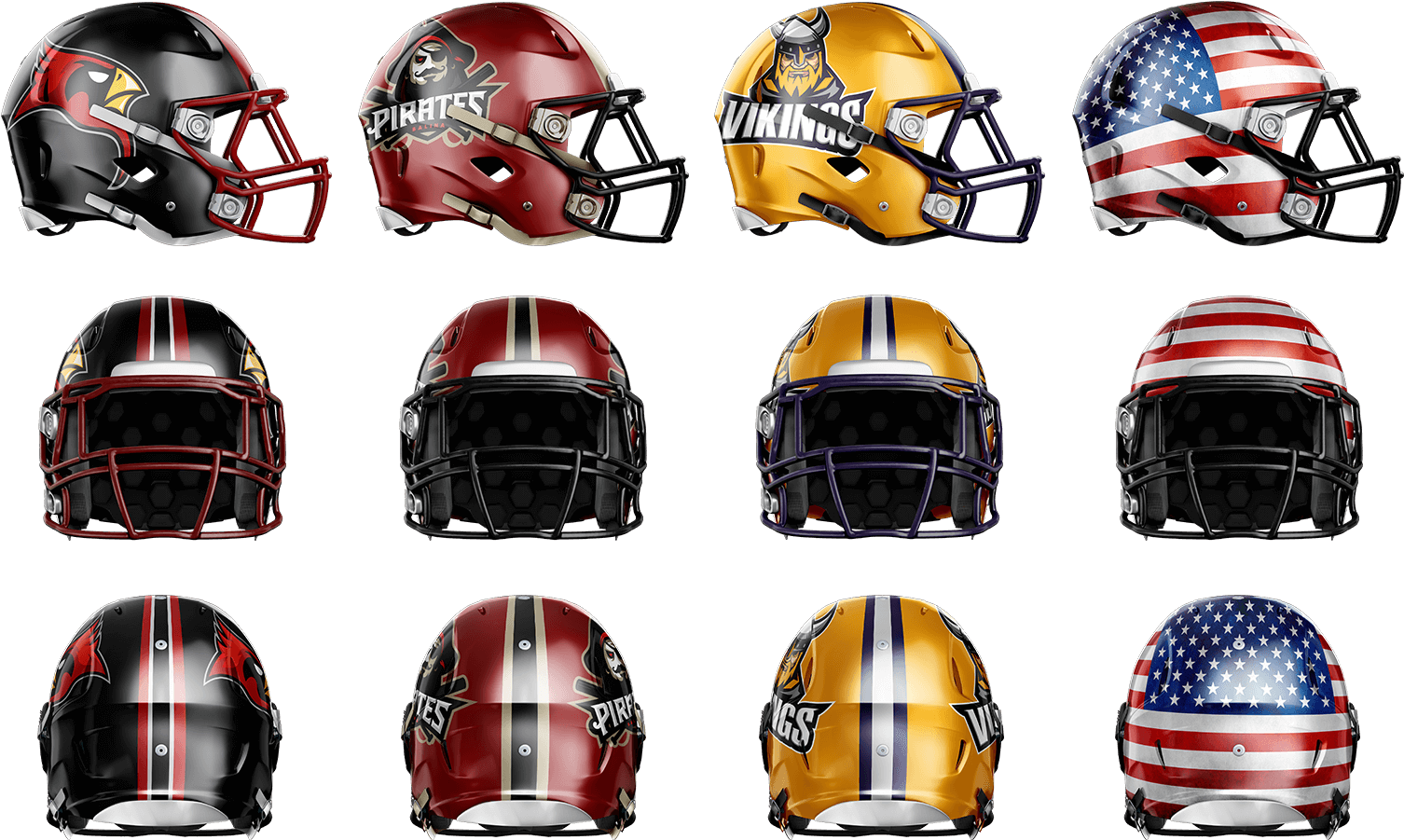 Download Download Nfl Helmets Photoshop Mockup Template - Face Mask ...