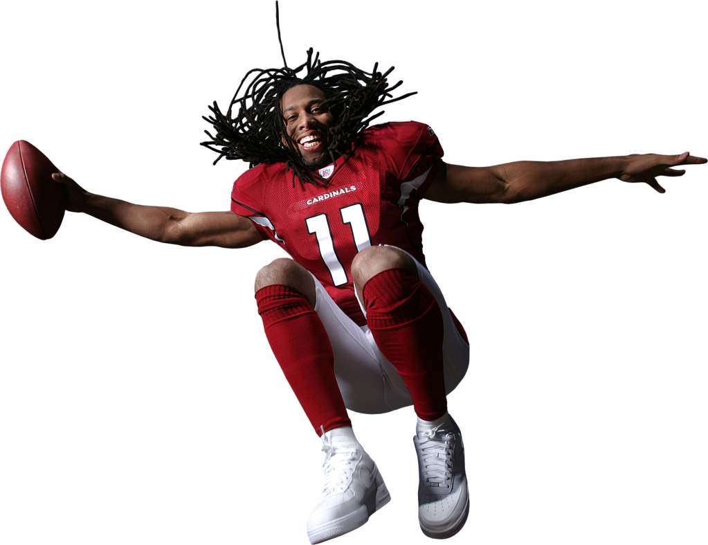 Larry Fitzgerald Photo Fitzgerald2 - Kick American Football Clipart (1023x787), Png Download