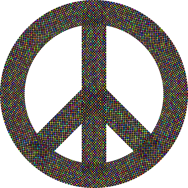 Peace Sign Pink , Png Download - Peace Symbol Clipart (784x784), Png Download
