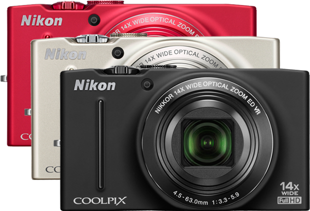 Nikon Coolpix S8200 Clipart (700x595), Png Download