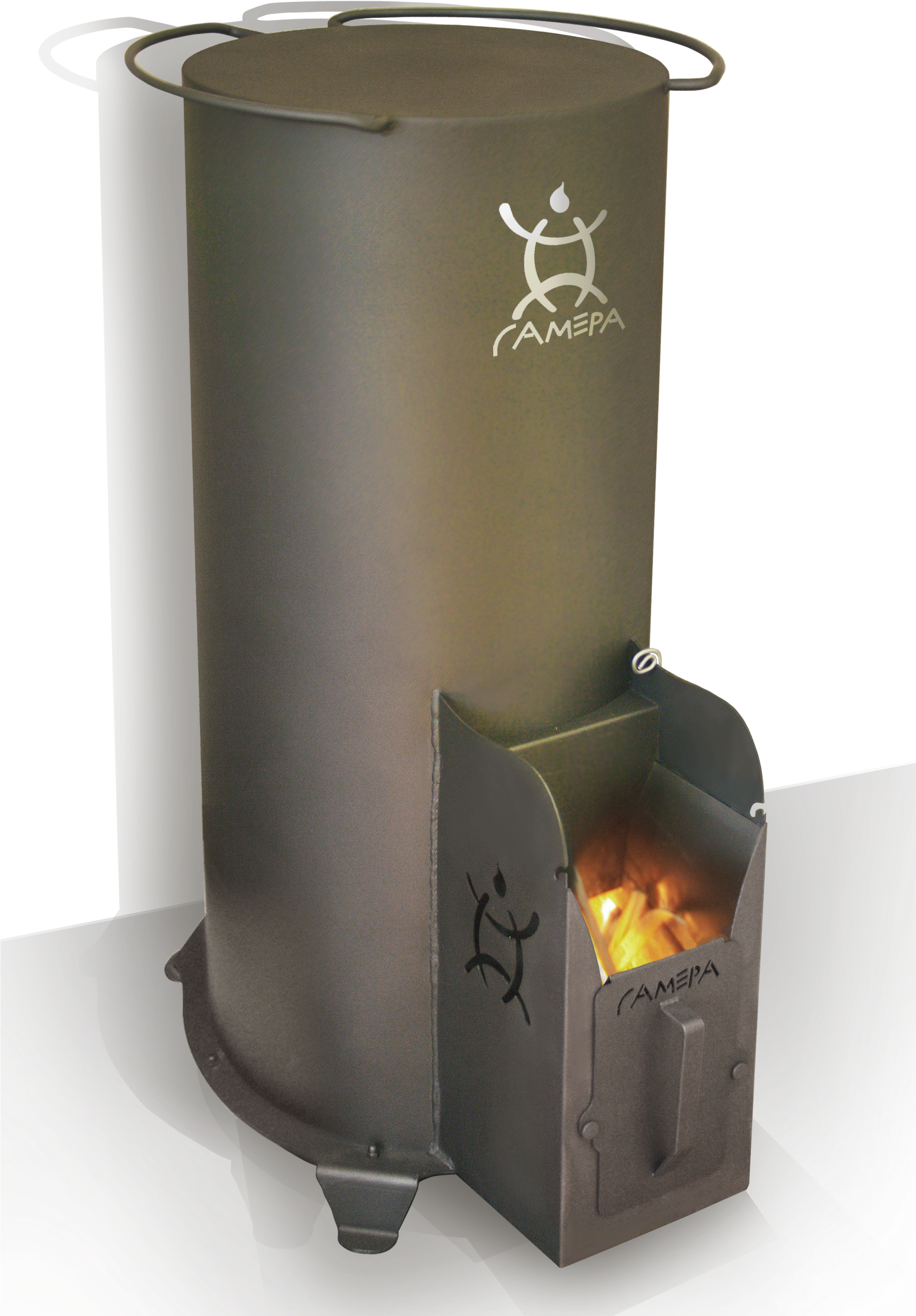 Classic - Wood-burning Stove Clipart (2061x3064), Png Download