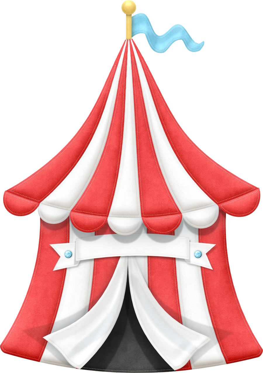 Carnival Tent Clip Art - Cute Circus Tent Clipart - Png Download (900x1274), Png Download