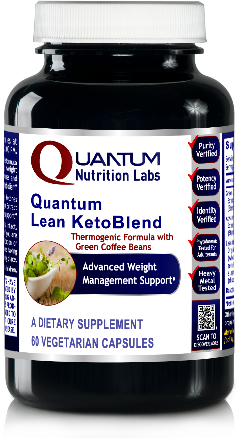 Lean Ketoblend, Quantum 60vcap - Quantum Liver Support Clipart (1384x2077), Png Download