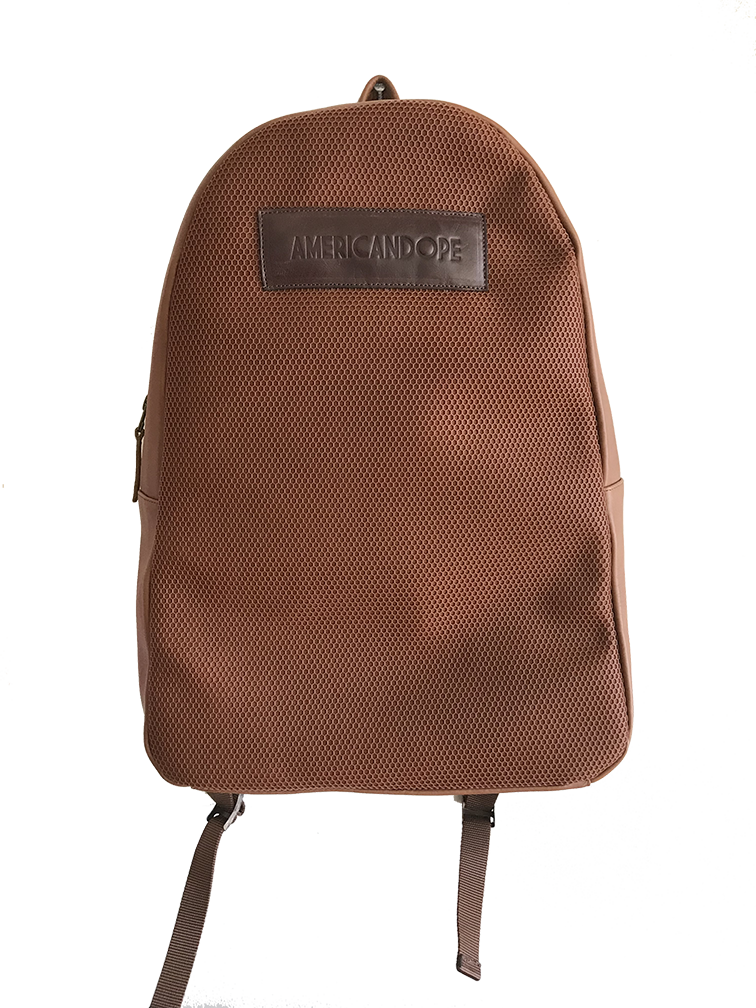 American Dope Leather Backpack - Garment Bag Clipart (756x1008), Png Download
