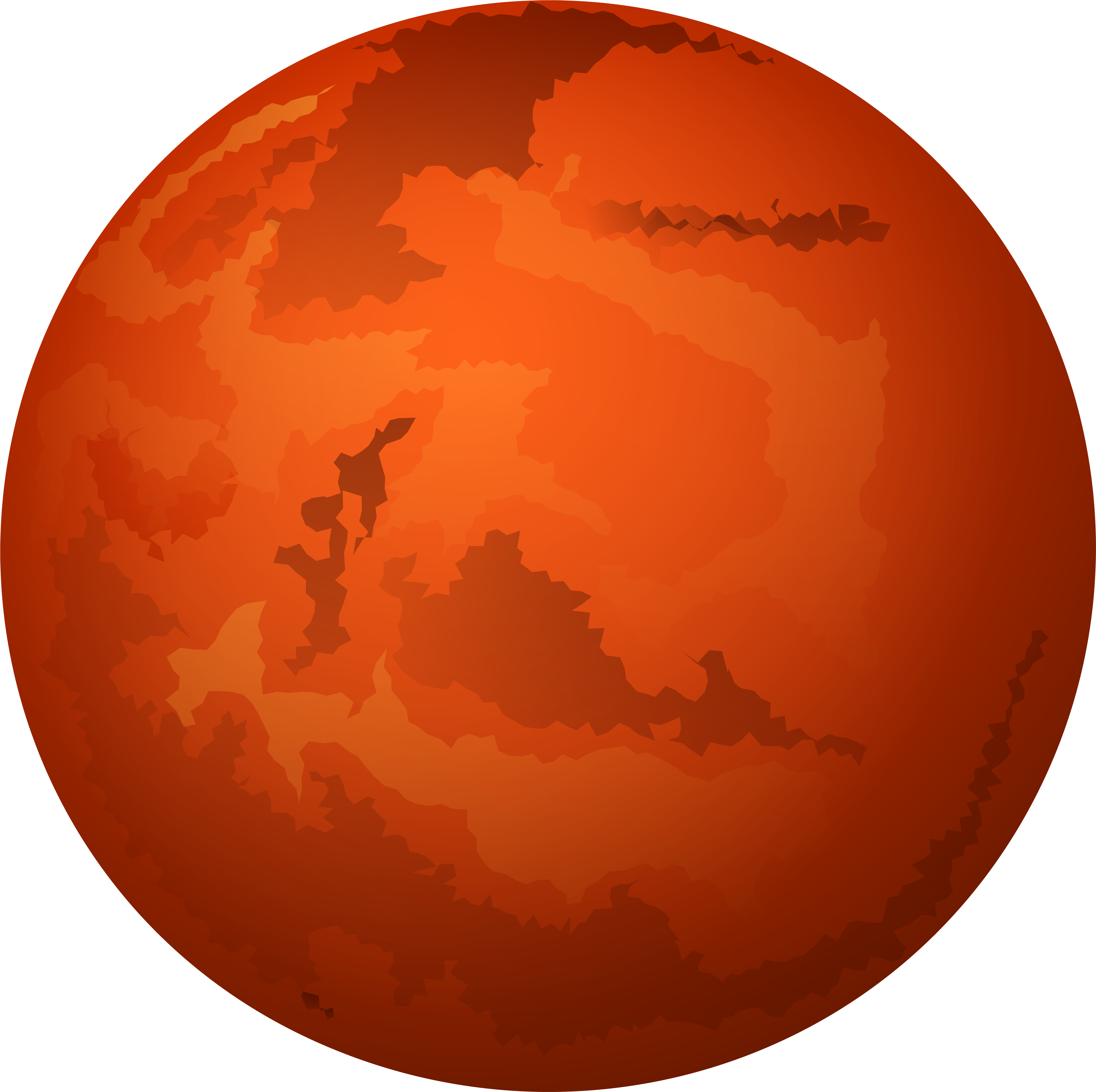 Mars Png Clip Art - Transparent Mars (6000x5978), Png Download