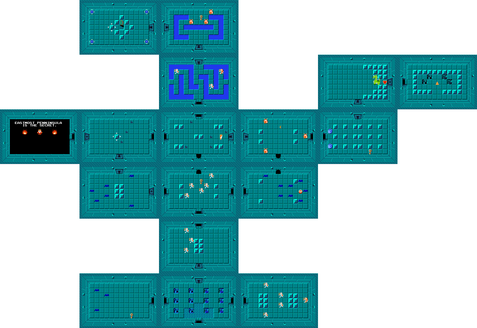 Triforce Charts - Keni - Ganamas - Co - Legend Of Zelda Level 1 Clipart, fr...