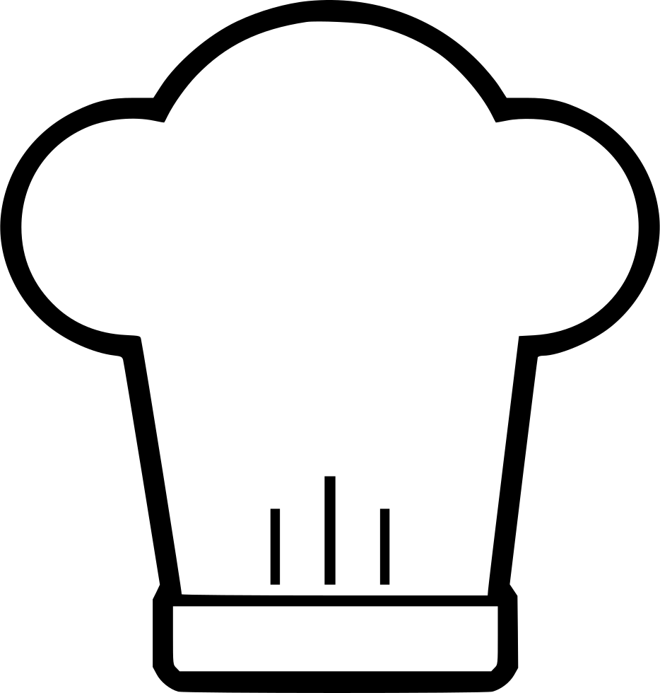 Chef Hat Icon Free Download Png Chef Hat Svg - Portable Network Graphics Clipart (934x980), Png Download