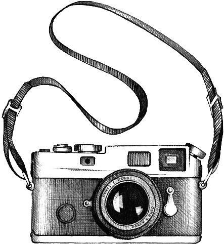 Picture Freeuse Stock Clipart Camera Black And White - Camera Drawing Png Transparent Png (564x564), Png Download