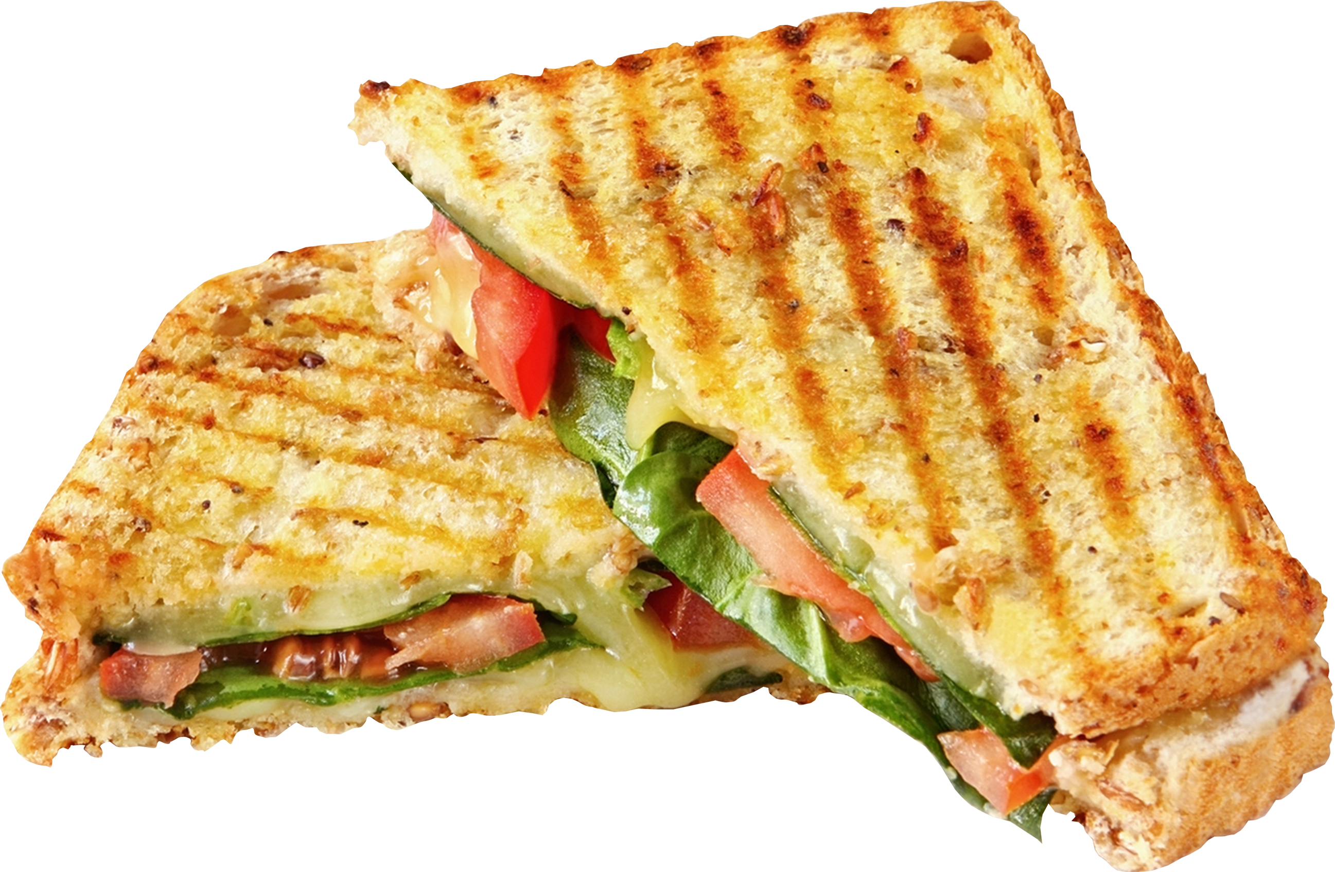 Sandwich Png Hd - Veg Grilled Sandwich Png Clipart (2594x1696), Png Download