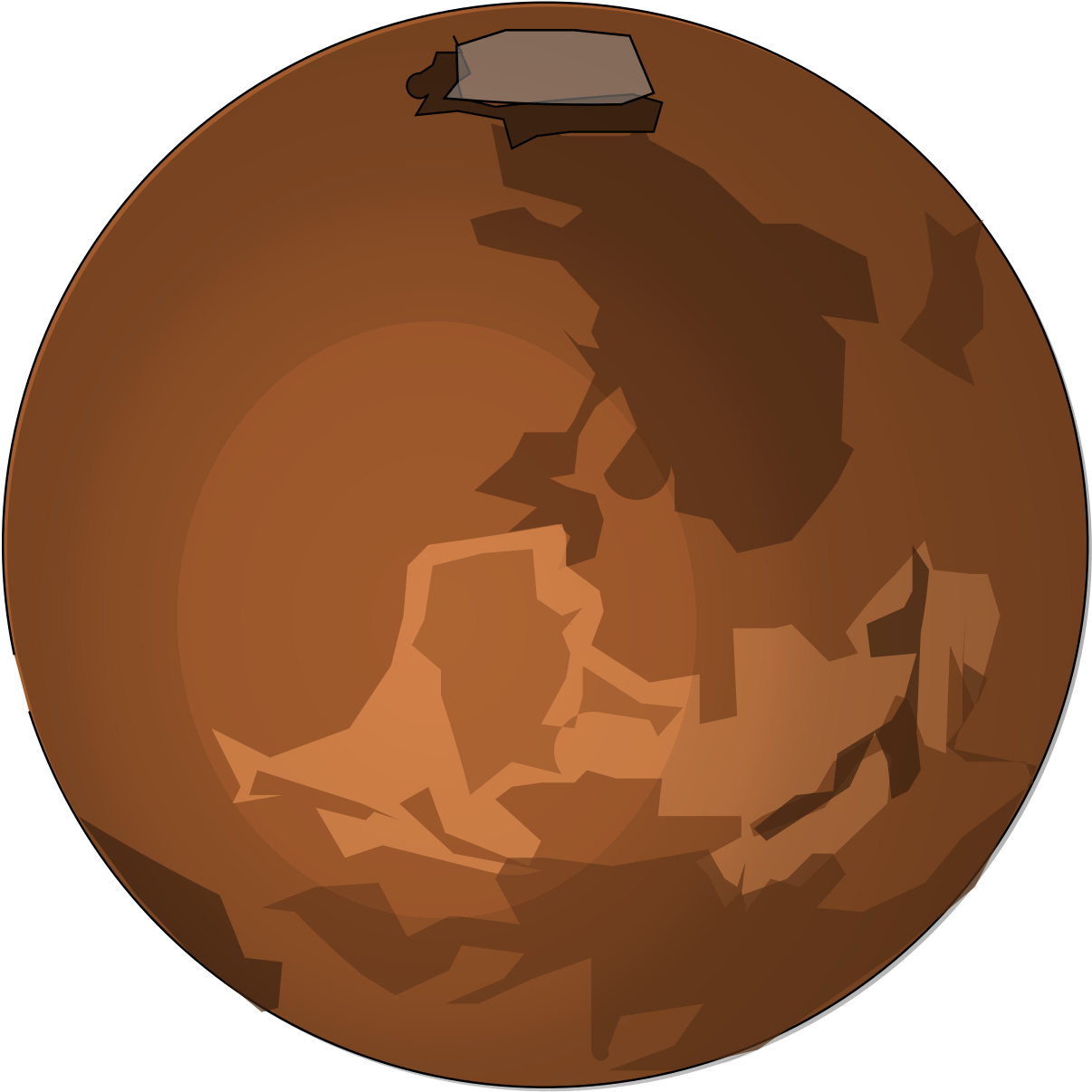 This Free Icons Png Design Of Planet Mars Clipart (1697x2400), Png Download