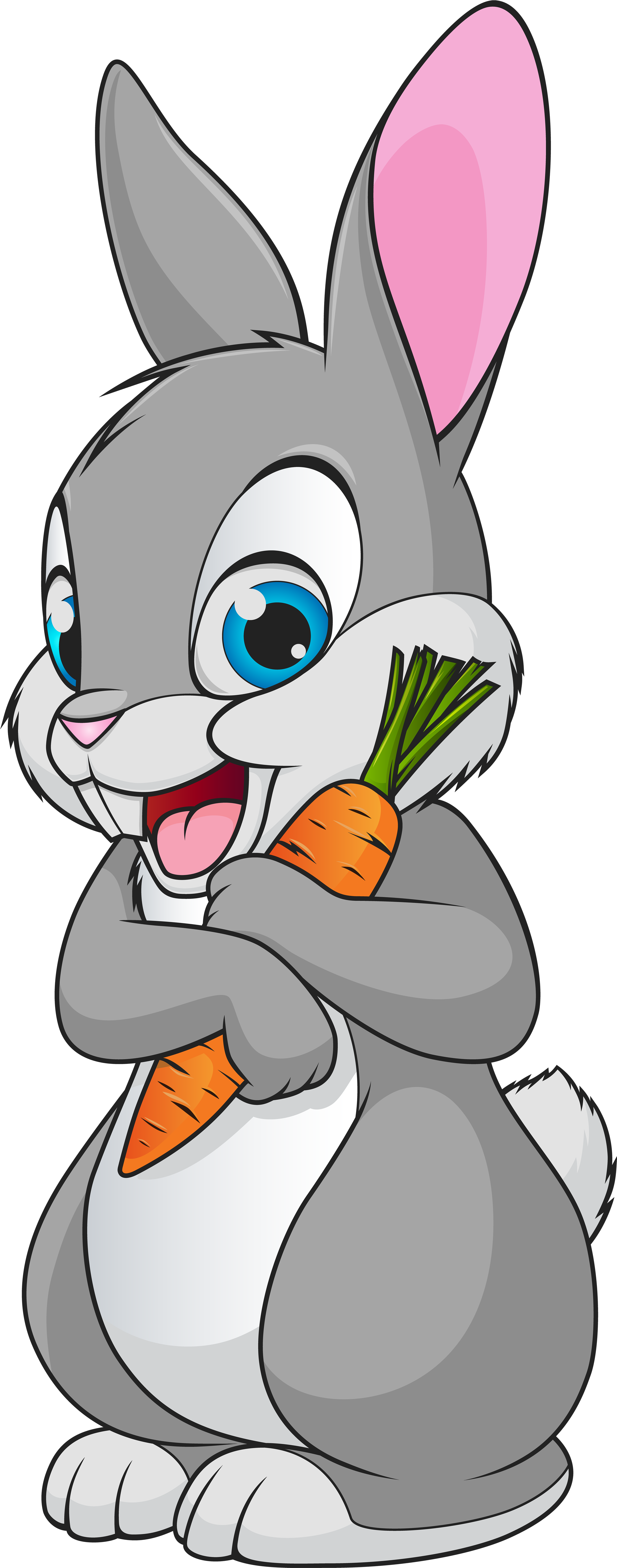 3259 X 8000 54 - Bunny Rabbit Cartoon Clipart (3259x8000), Png Download