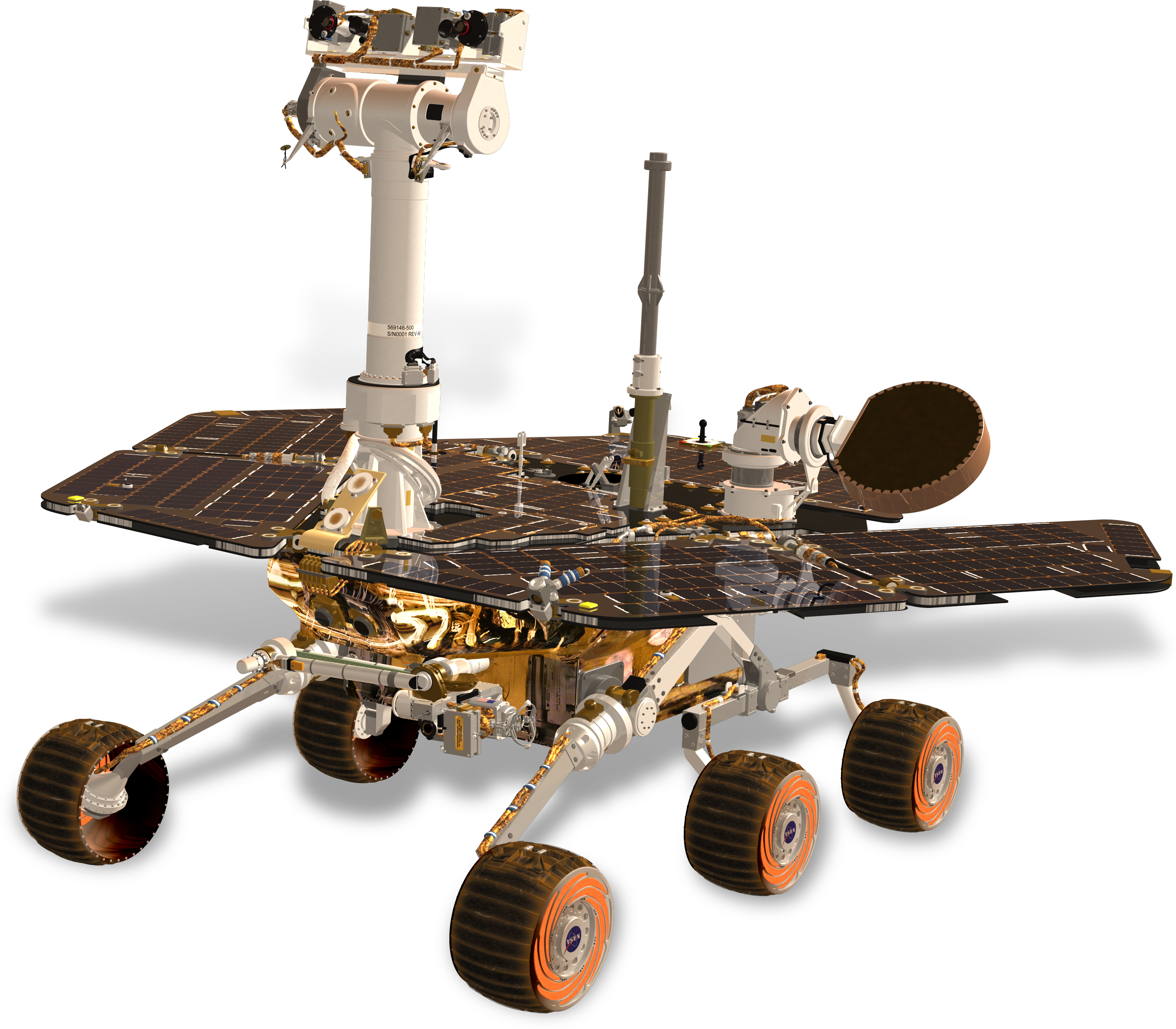 Artist's Concept Image Of Nasa's Mars Exploration Rovers, Clipart (2889x2529), Png Download