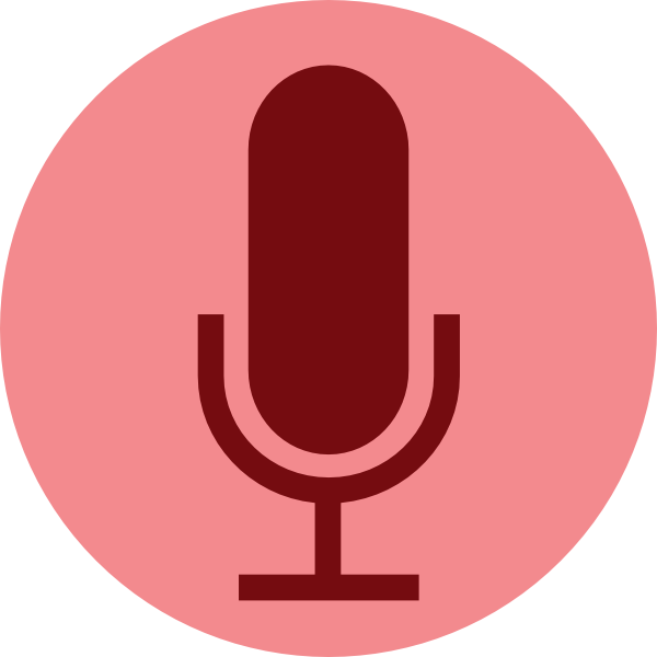 Record Button Microphone Svg Clip Arts 600 X 600 Px - Png Download (600x600), Png Download