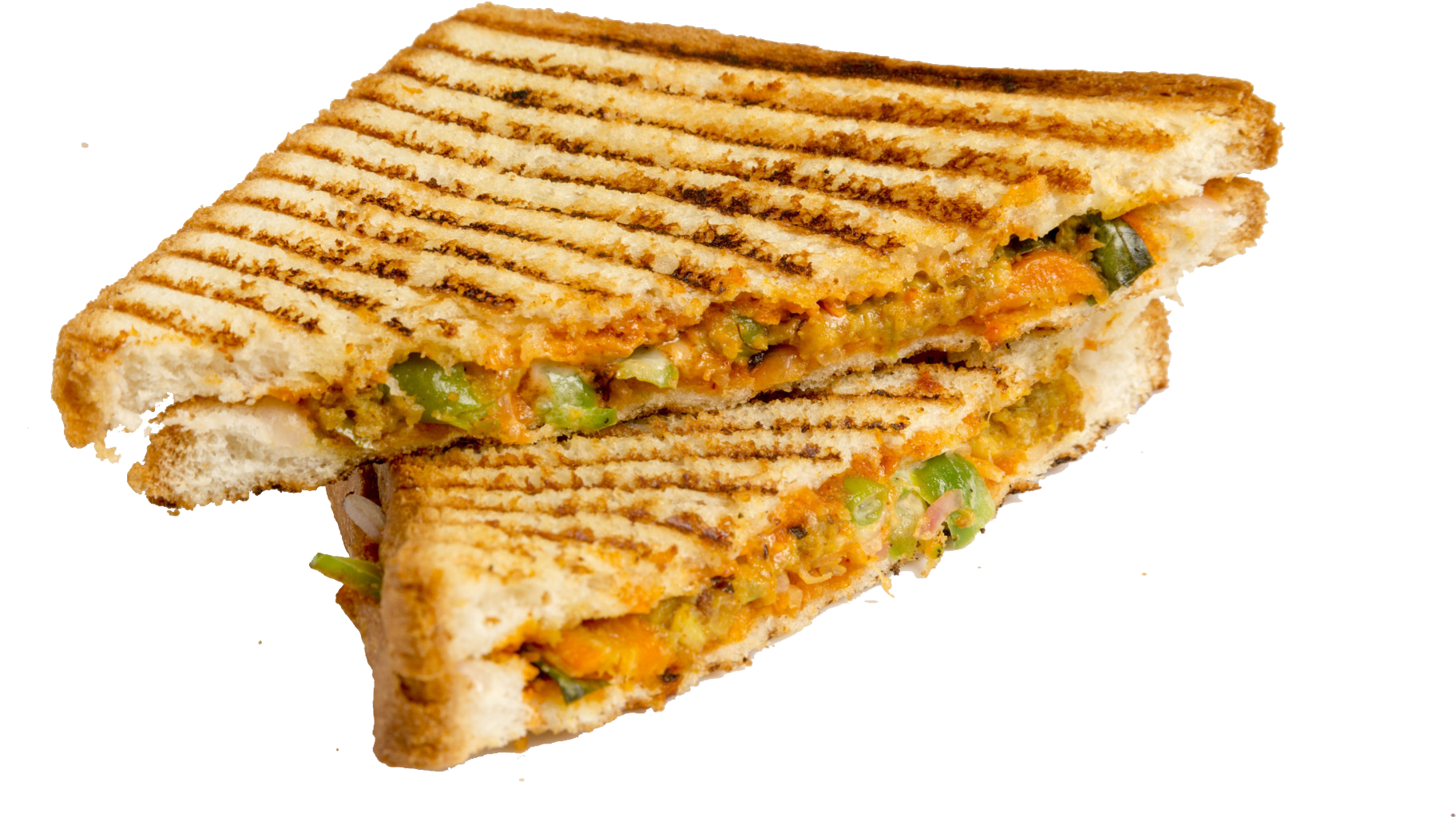 Grill Veg Sandwich - Veg Sandwich Png Clipart (2160x1440), Png Download