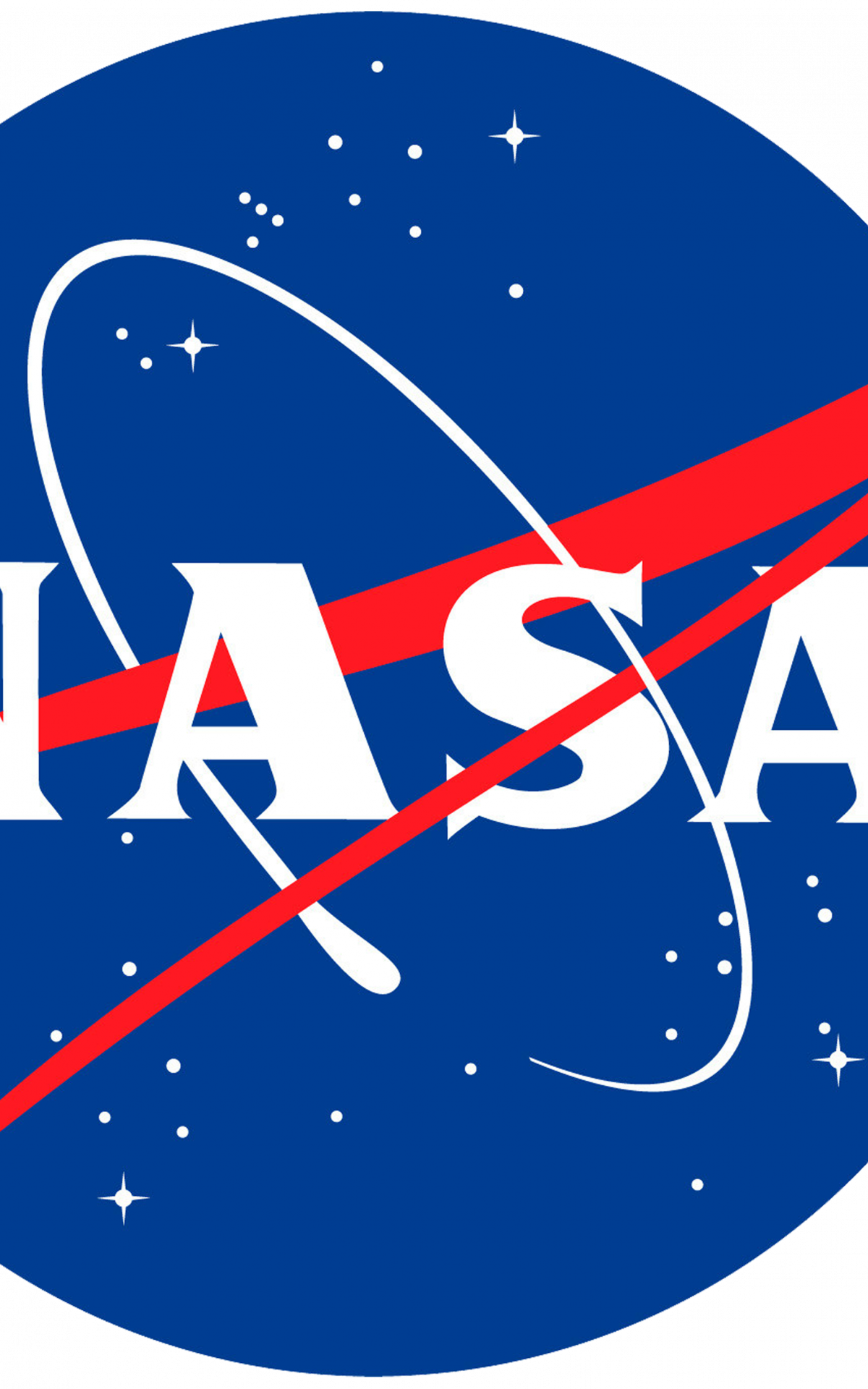 Nasa Logo Wallpaper Clipart (1200x1920), Png Download