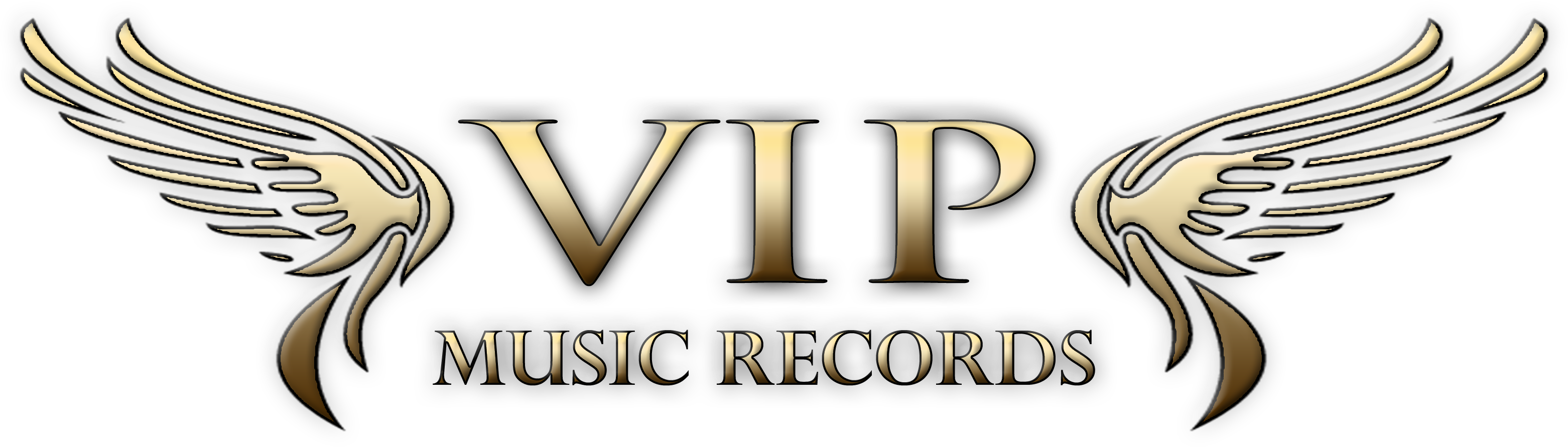 Vip Music Records - White Stork Clipart (3225x1050), Png Download