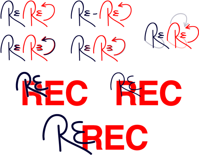Logos Re-rec - Calligraphy Clipart (730x548), Png Download