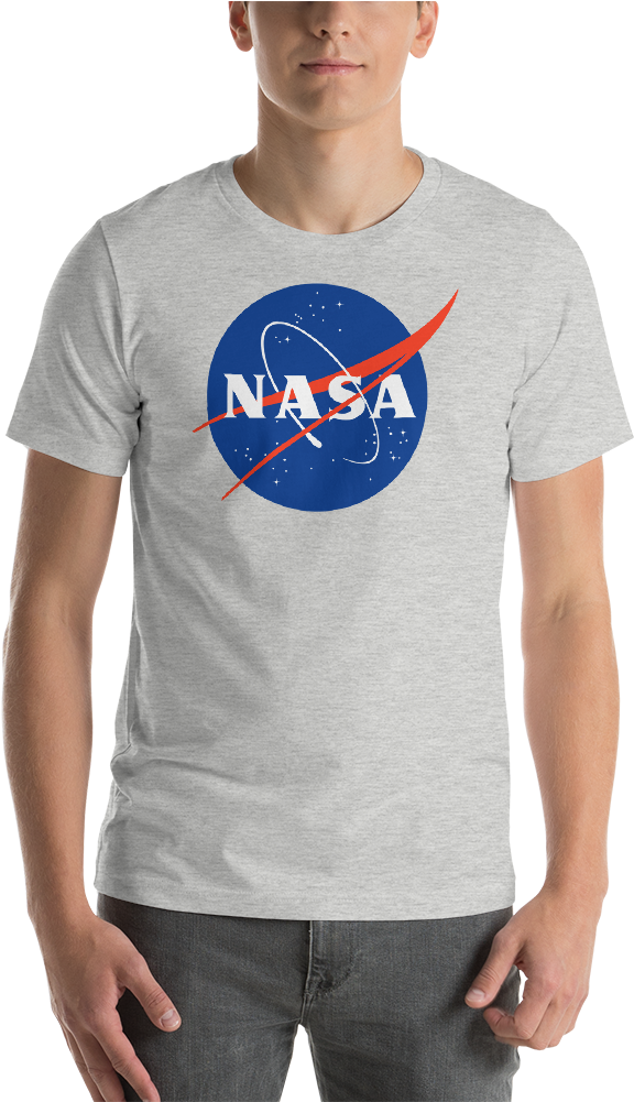 Nasa Logo Grey Shirt - Nasa Clipart (1000x1000), Png Download