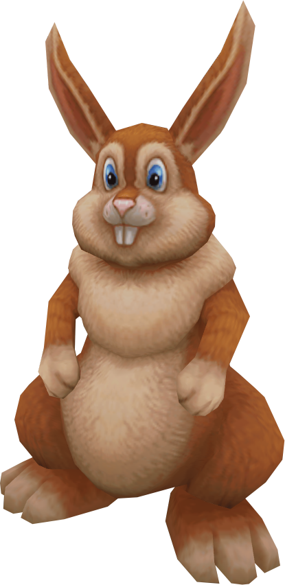 Rabbit Bunny Png Free Download - Fandom Powered By Wikia Animal Clipart (415x852), Png Download
