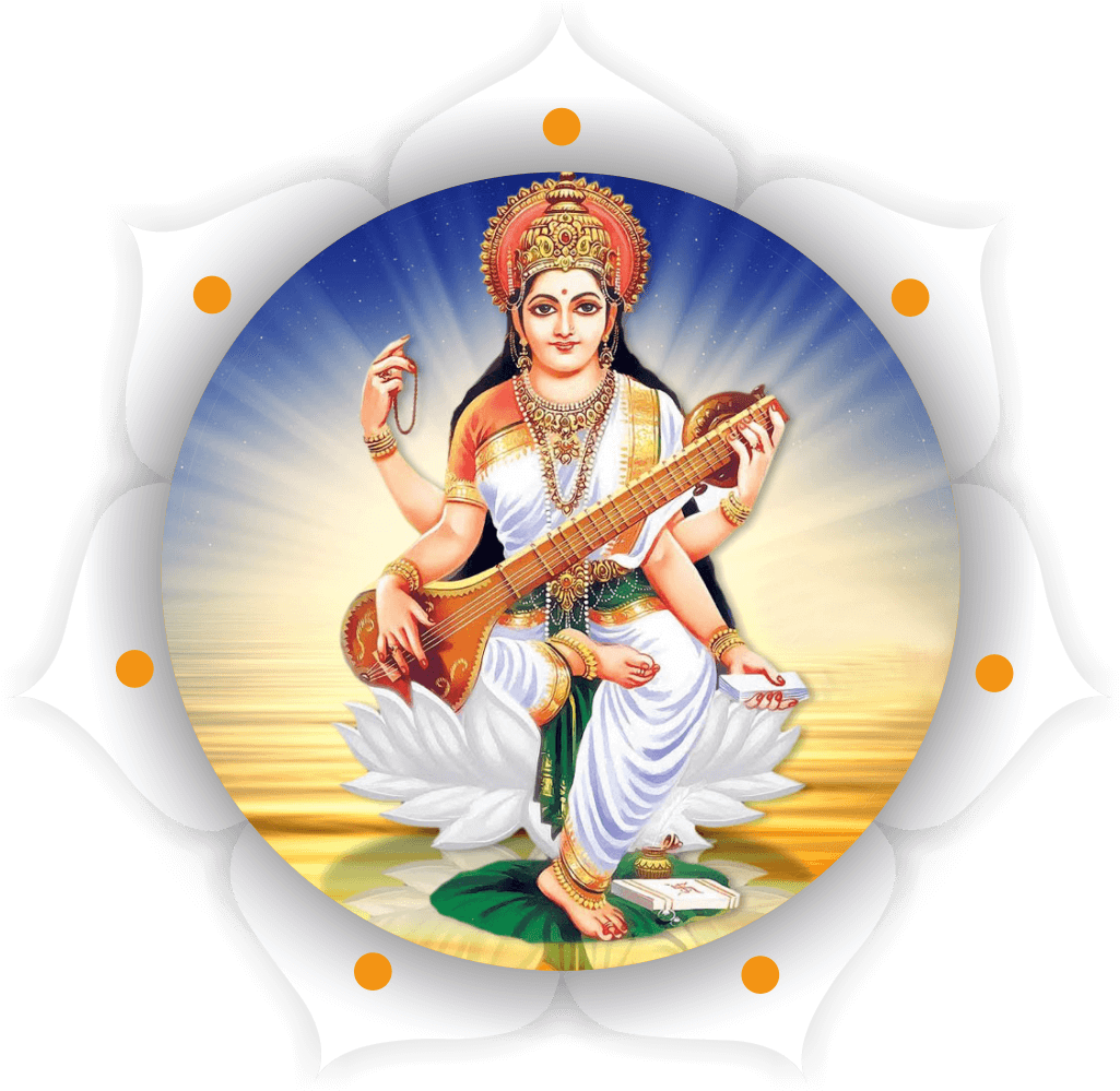 Saraswati Puja - Saraswati Puja 2019 Date Calendar Clipart (1054x1026), Png Download