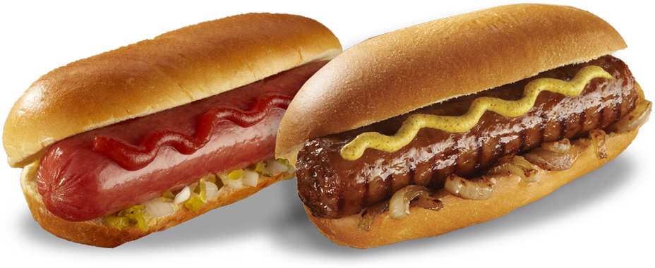 Beef Hot Dogs Are Here Thorntons Is Taking Roller Grill - Sandwich Hot Dog Png Clipart (941x379), Png Download