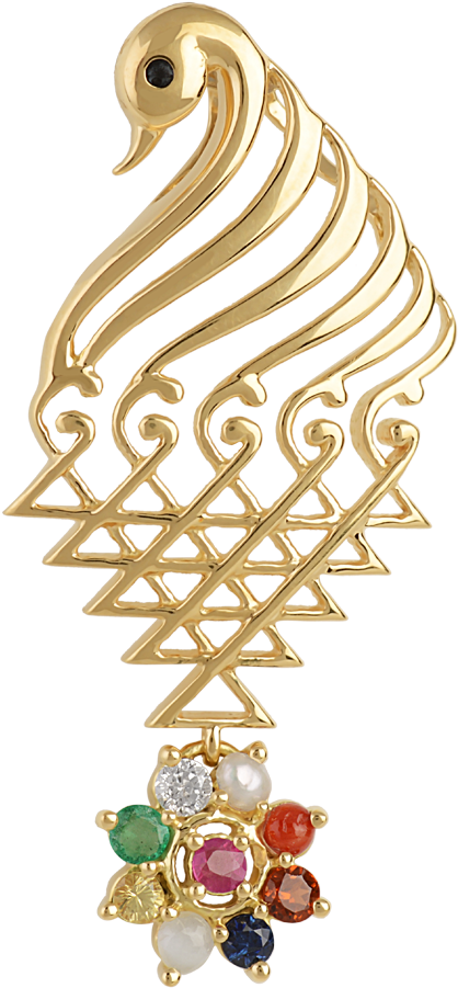 Hamsavahini Saraswati Pendant - Saraswati Pendant In Gold Clipart (1200x1000), Png Download