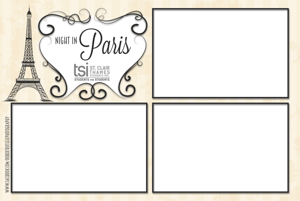 Nightinparis Template Overlay - Motif Clipart (1000x672), Png Download