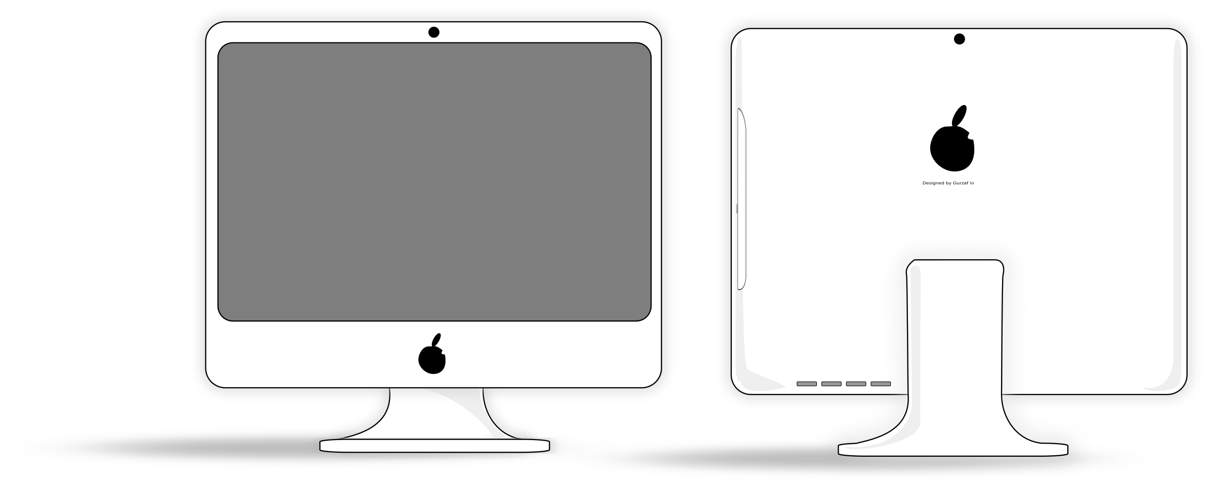 Imac Png Clipart (2400x950), Png Download