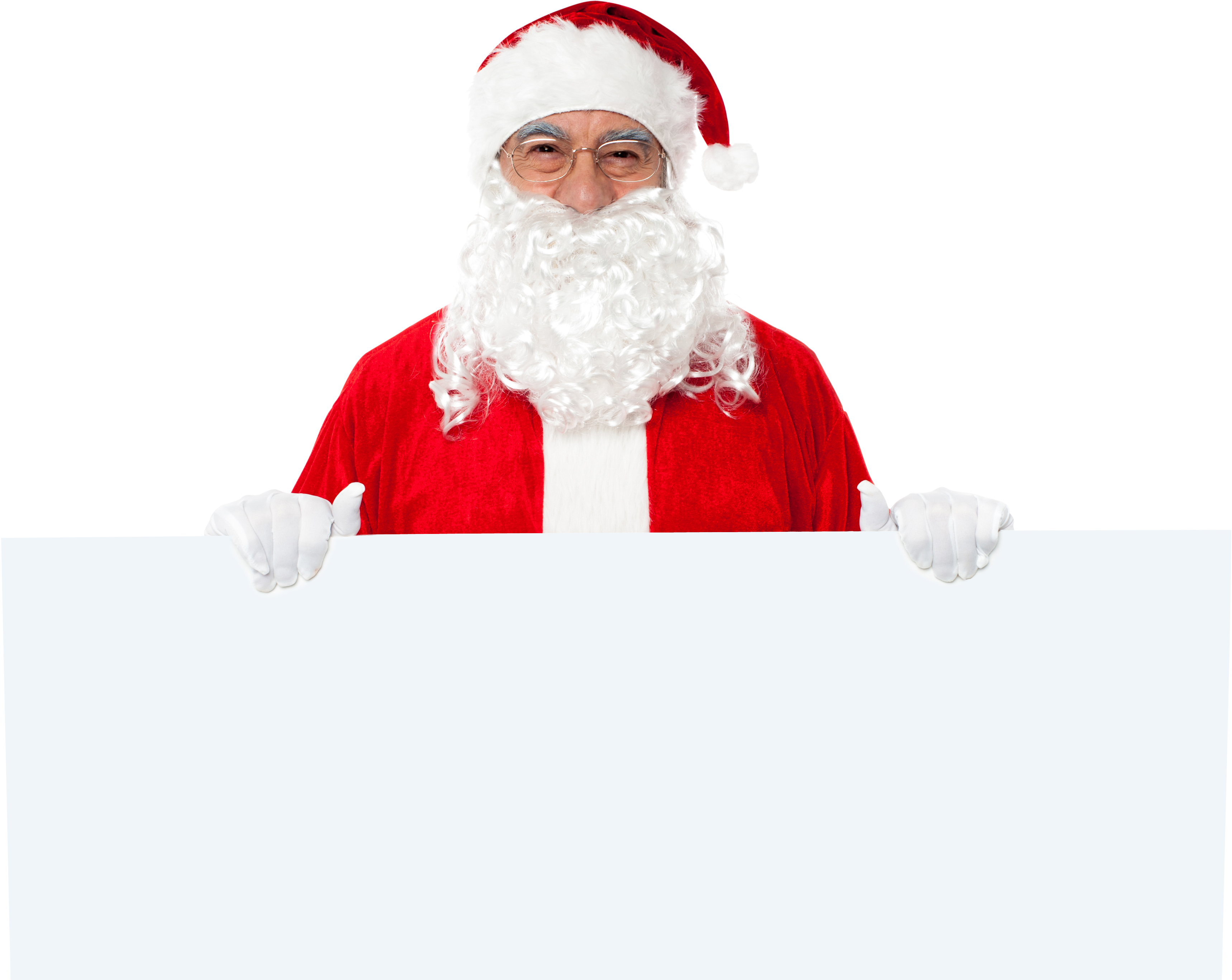 Santa Claus Banner Png Clipart (4256x2832), Png Download