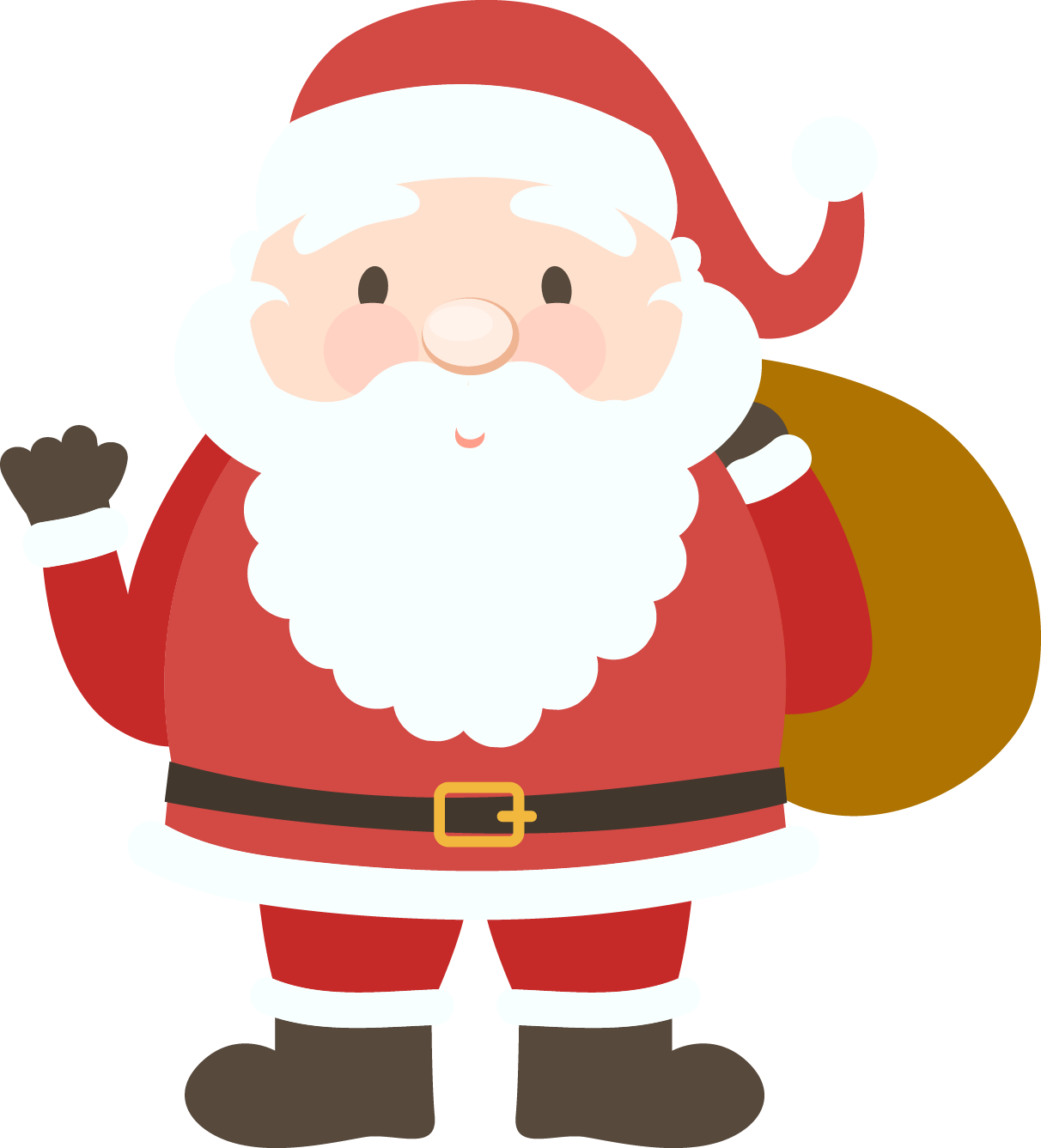 Santa Claus Clipart Png Transparent Png (1212x1337), Png Download