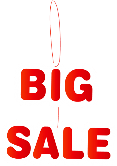 Big Sale Transparent Png - Big Sale Logo Transparent Clipart (481x681), Png Download