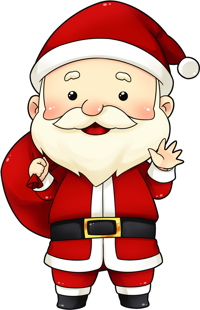 Santa Claus Png - Cute Santa Claus Clipart Transparent Png (800x1169), Png Download