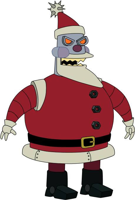 Santa Claus De Futurama Clipart (466x687), Png Download