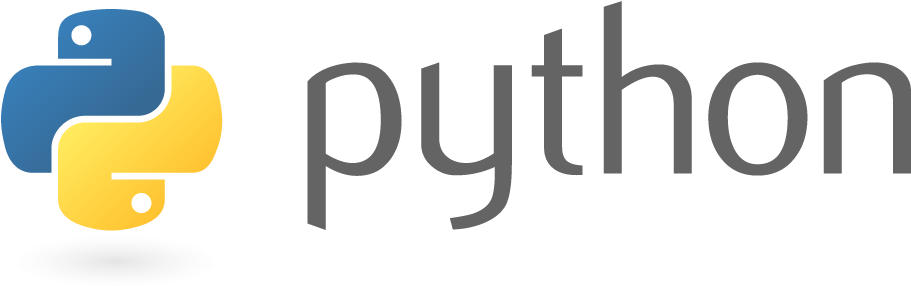 Python Software Development - Python Language Clipart (1202x406), Png Download