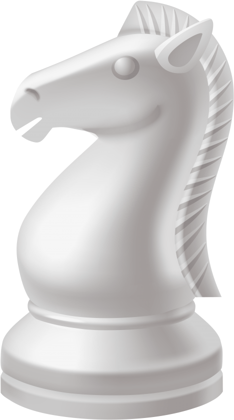 Free Png Download Knight White Chess Piece Clipart - White Chess Piece Png Transparent Png (480x849), Png Download