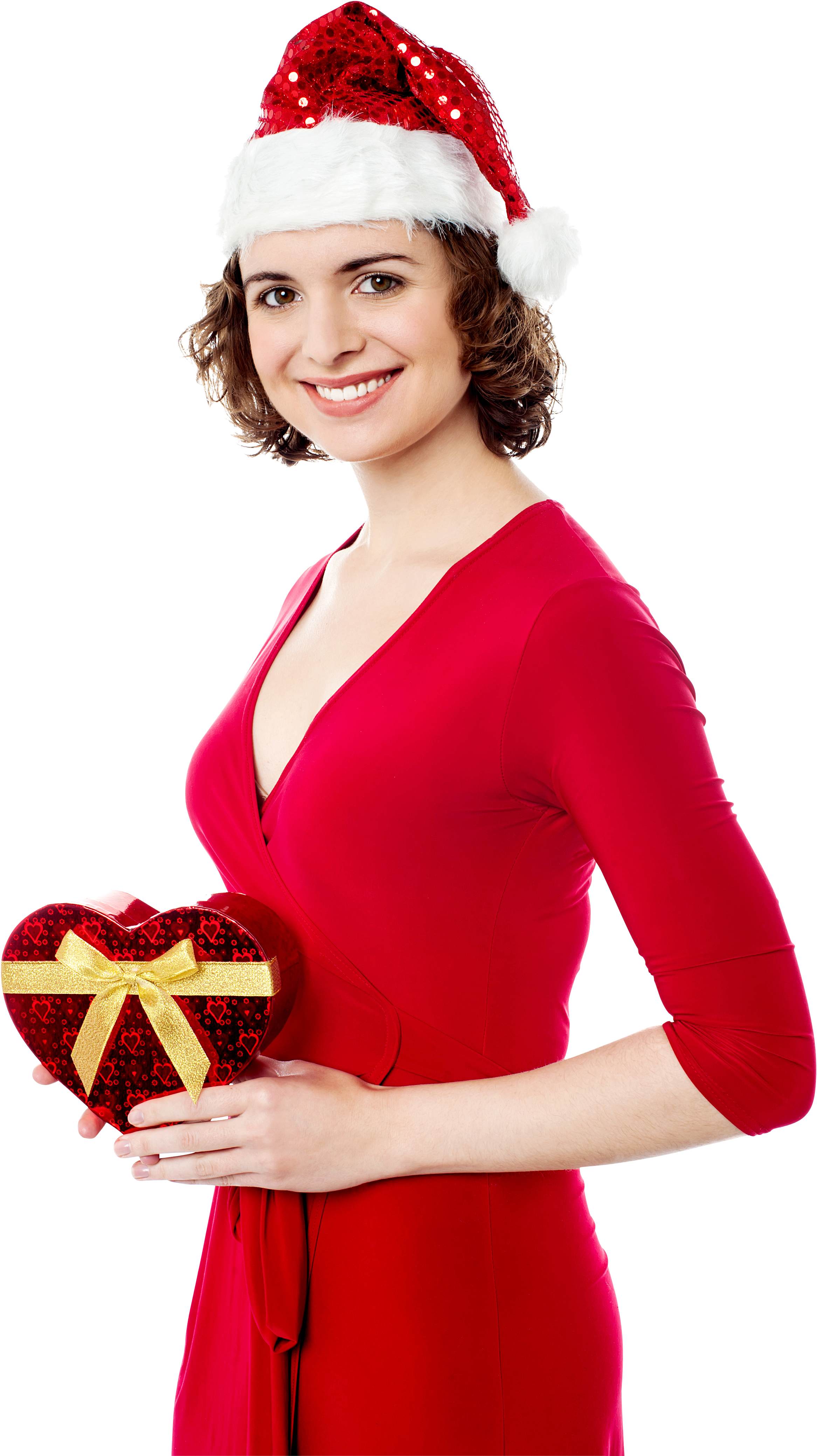 Female Santa Claus Png Image - Christmas Day Clipart (2832x4256), Png Download
