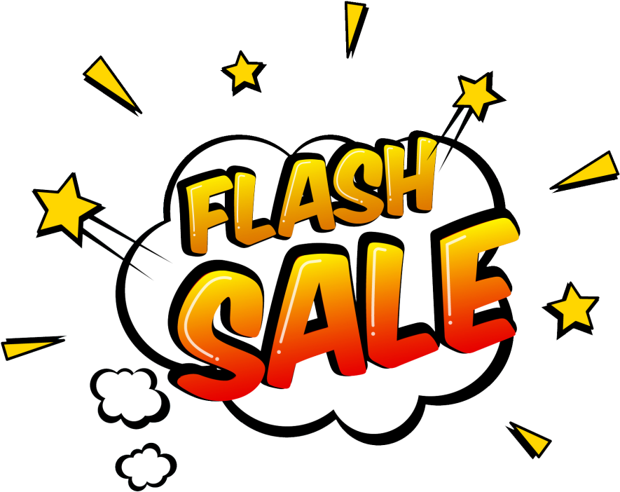 Flash Sale Banners Png - Flash Sale Banner Png Clipart (1024x1024), Png Download