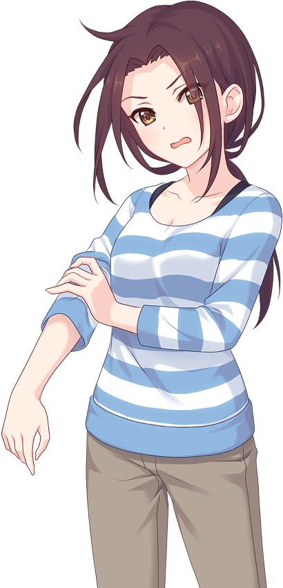 Cool Human Katana Tachiarai Ruka Normal Chapter002 - 太刀 洗 流 夏 Clipart (410x849), Png Download